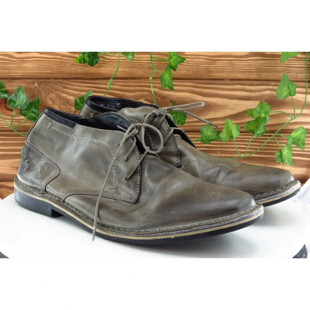 Steve Madden Boots Sz 11.5 M‎ Brown Round Toe Chukka Leather Men